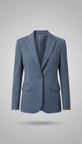 Slate Blue Tailored Blazer