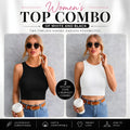 Women’s Black & White Top Combo | Timeless & Trendy Style