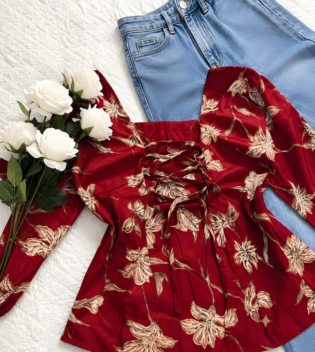 Women's Trendy Square Neck Kurti