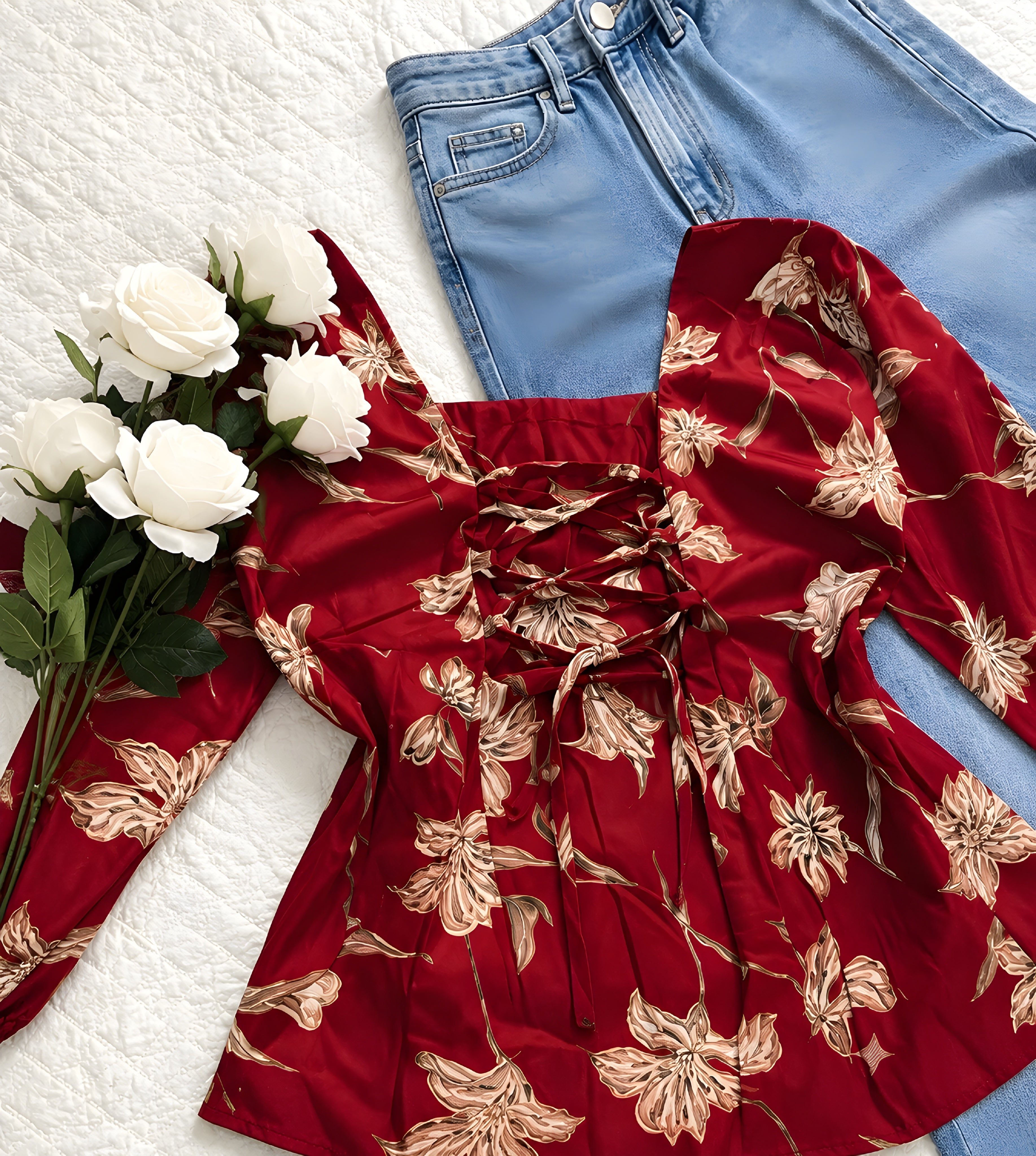 Women's Trendy Square Neck Kurti